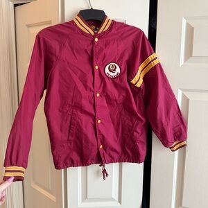 Vintage Washington Redskins (commanders) boys varsity windbreaker XL 70s Sears